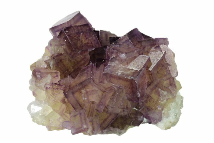 Cubic Purple Fluorite With Phantoms - Yaogangxian Mine #148194